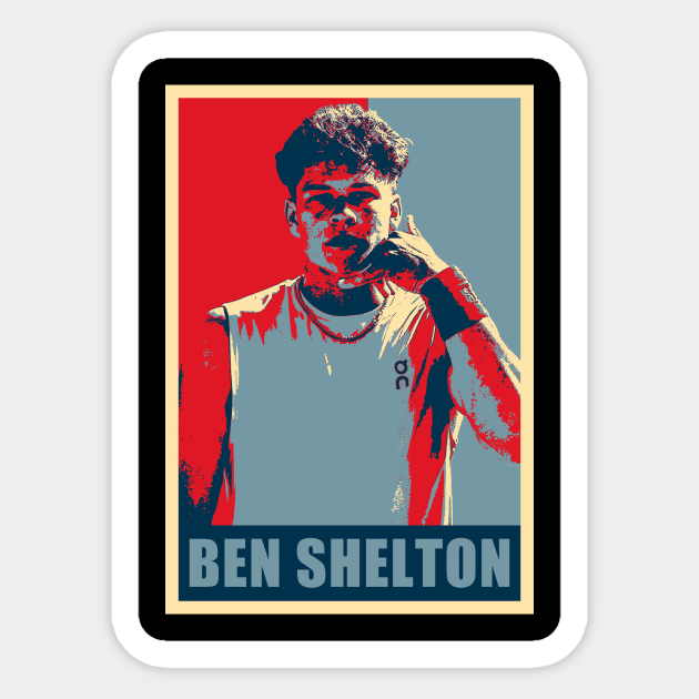 Ben Shelton Celebration HOPE Sticker by Zimmermanr Liame